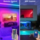 Светлодиодная LED 5050 RGB самоклеющаяся лента 10 метров с пультом и Bluetooth Witson LED10BL - изображение 2