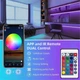 Светлодиодная LED 5050 RGB самоклеющаяся лента 10 метров с пультом и Bluetooth Witson LED10BL - изображение 3