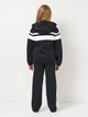 Подростковый спортивный костюм (толстовка + штаны) для девочек Nike K Nsw Df Tracksuit Mxd Mtrl HQ9316-010 L 146-156 см Black/White/White (198482263997) - изображение 2