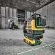 Рівень лазерний лінійний DeWALT, 18 В XR Li-Ion, зелений промінь, лучі 3х360°, вага комплекту 2.9 кг, без аккумулятора - зображення 4