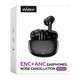 Навушники Bluetooth WALKER WTS-67 ANC+ENC black - зображення 3