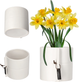 Osłonka ceramiczna na doniczkę Kadax Biała 13 cm (5903699419885) - obraz 1