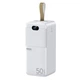 Павербанк Remax RPP-117 Piloteer 50000 mAh 22.5W 5A Power Bank Білий - зображення 2