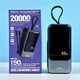 Павербанк Remax RPP-59 20000 mAh 65W для ноутбука Power Bank Черный - изображение 3