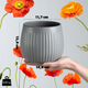Osłonka ceramiczna na doniczkę Kadax Vario Szara 14 cm (5903699478202) - obraz 2