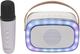 Портативна колонка Denver BTM-610 10W RGB White (BTM-610) - зображення 1