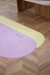 Килимок для йоги та спорту AYVA 183х61х0,15 см Lemonade Travel + чохол у подарунок - изображение 3