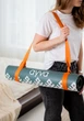 Килимок для йоги та спорту AYVA 183х68х0,5 см Syla Rodu ПРО + ремінь для перенесення у подарунок - зображення 7