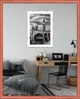 Фоторамка деревянная 40х50 багет: DL1607-04 Терракотовый (с глянцевым стеклом 1-1.5мм, двп) EmojiFrame - изображение 1