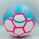 Мяч футбольный Profi Classic 0081 №5 Blue-White-Pink - изображение 1