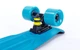Скейт пенні борд Penny Fish Skateboards SOFT 410-3 22" Deep Green, блакитні колеса - зображення 3