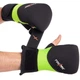 Снарядные перчатки с открытым большим пальцем MaxxMM GH06 Black-Green размер S/M - изображение 1