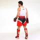 Шорты для тайского бокса и кикбоксинга Twins 6142 размер XL (50-52) Red-Black-Gray - изображение 3