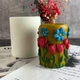 Форма для свічок - Квіткова магія - зображення 3