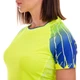 Футболка женская спортивная для фитнеса Zelart Sport Team 7320 размер M (160-165см) Neon Green-Blue - изображение 4