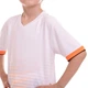 Форма футбольная детская Zelart 1908B размер 30 рост 150-155см White-Orange - изображение 3