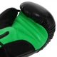 Перчатки для бокса и единоборств на липучке Core Kids Team 8543 Black-Green 4 унции - изображение 5