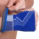 Напульсник эластичный для фиксации запястья Sibote 7023 размер L-XL Blue - изображение 5