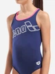 Дитячий суцільний купальник для дівчинки Arena Logo Swimsuit Swim Pro 010287-590 128 см Сапфіровий (3468337641391) - зображення 4