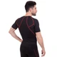Футболка чоловіча компресійна Zelart Lidong 1102 розмір XL (48-50) Black-Red - зображення 3