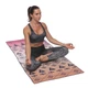Рушник для йоги (килимок для йоги) YOGA TOWEL Y-YGT 75 см х 186 см рожеве - зображення 2