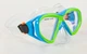 Маска для плавания подросковая c термостеклом Zelart M258-PVC Green-Blue - изображение 1