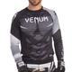 Рашгард мужской с длинным рукавом Venum Nogi 8136 размер XL (48-50) Black-White - изображение 2