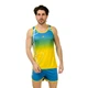 Форма для легкой атлетики мужская Zelart Lidong 8301-1 размер L (165-170см) Blue-Yellow - изображение 1