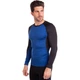 Спортивная компрессионная футболка мужская Zelart Lidong 1005 размер XL (175-180 см) Blue-Black - изображение 1