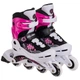 Роликовые коньки раздвижные Zelart 2925 размер 30-33 Black-White-Pink - изображение 1