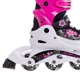 Роликовые коньки раздвижные Zelart 2925 размер 30-33 Black-White-Pink - изображение 3