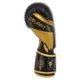 Перчатки для бокса кожаные на липучке Zelart Elit Fight Gear Heroe 8291 12 унций Black-Gold - изображение 3