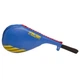 Ракетка для тхеквондо подвійна Zelart Fight Gear Heroe 1421 Blue-Yellow - зображення 3