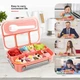 Ланч бокс герметичный OldPAPA Bento 1000 мл розовый (LB-30752) - изображение 10
