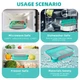 Ланч бокс герметичный OldPAPA Bento 1000 мл зеленый (LB-30764) - изображение 4