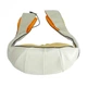 Массажер роликовый Massager of neck kneading Shiatsu для шеи, спины и всего тела с подогревом бежевый - изображение 7