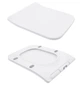Напольный унитаз Qtap Crow Eco Rimless с сиденьем Slim Duroplast/ Soft-close/ Quick Release QTCRO27W48750 - изображение 8