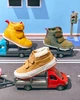 Детские демисезонные кожаные ботинки для девочки Vans Sk8-Mid Reissue V Mte-1 VN0A5KROBF01 30 Коричневые (196573472662) - изображение 7