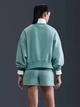 Свитшот на флисе оверсайз женский Nike W Nsw Phnx Flc Oos Crew DQ5761-017 L Мятный (0198484915450) - изображение 2