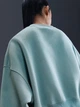 Свитшот на флисе оверсайз женский Nike W Nsw Phnx Flc Oos Crew DQ5761-017 L Мятный (0198484915450) - изображение 7