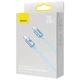 Дата кабель Baseus Crystal Shine Series Type-C to Lightning 20W (1.2m) (CAJY00020) Sky Blue - изображение 7