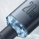 Дата кабель Baseus Crystal Shine Series Type-C to Lightning 20W (1.2m) (CAJY00020) Black - изображение 5
