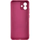 Чохол TPU GETMAN Liquid Silk Full Camera Samsung Galaxy A07 Бордовий / Marsala - зображення 2