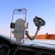 Автомобільний тримач Hoco H20 Mighty one-button car holder (windshield) Black - изображение 6