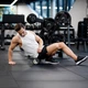 Массажный ролик Gymtek EVA 33x14 см черный для мышц восстановления - изображение 9