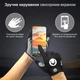 Перчатки для велосипеда велоперчатки спортивные GDragon Sport для велосипедистов от мозолей с пальцами закрытые для тачскрина сенсорного экрана спорта турника тренировок противоскользящие Черные 65_1_L_1 - изображение 5