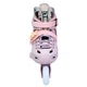 Детские раздвижные ролики Profi Sport A4155, светящиеся PU колеса, размер 37-41, Розовые - изображение 2