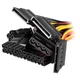 Корпус 2e TeamX tmx03 с бп 2e atx500w, 2xUSB3.0, 1x80мм, vga 220мм, mATX, чёрный 2e-tmx03-500 - изображение 9