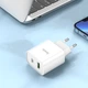 Сетевое зарядное устройство Hoco C80A Plus, USB, Type-C, QC, PD, 20W, белое - изображение 5