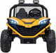 Buggy elektryczny dla dzieci Ramiz Faster Żółty (5903864943733) - obraz 1